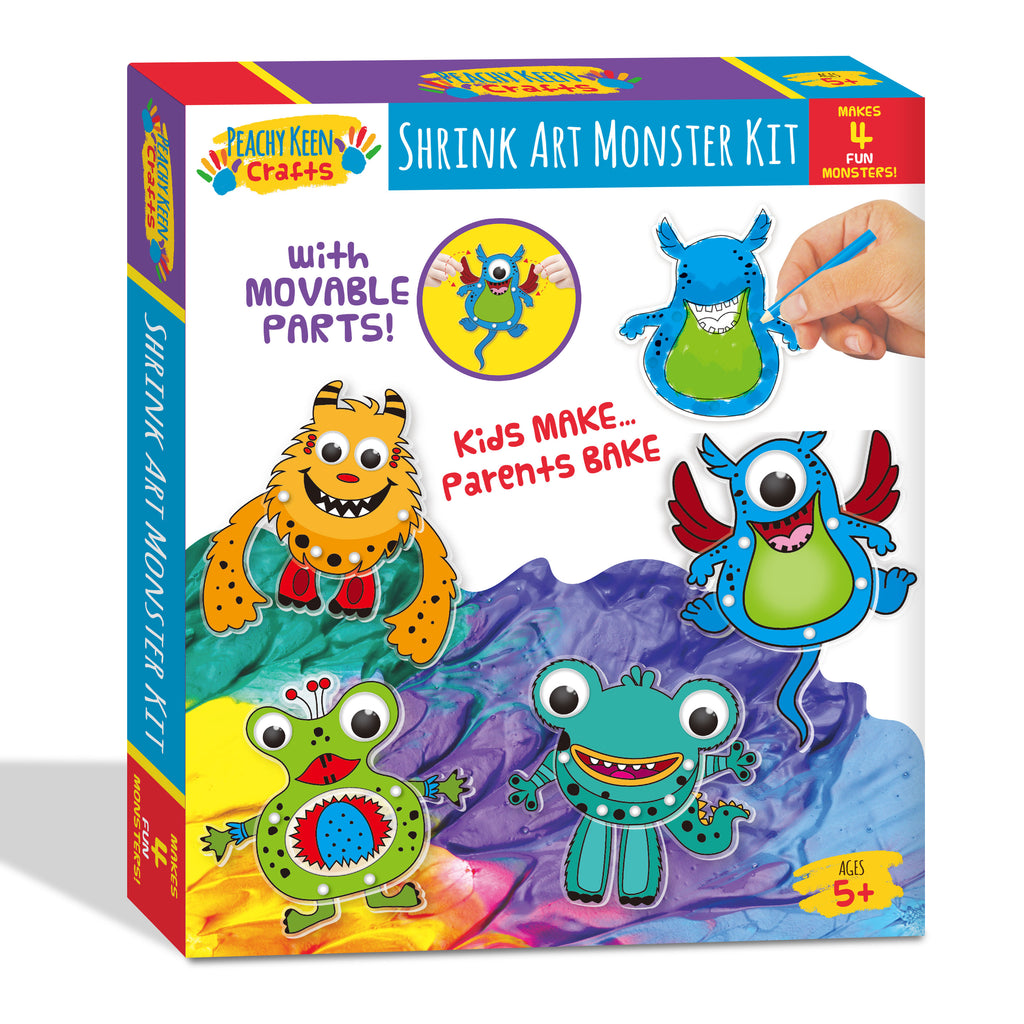 Creativity For Kids Activity Kits-Shrinky Dinks Monsters (makes 12)